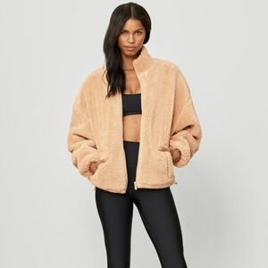 ALO Yoga Tan Sherpa Jacket